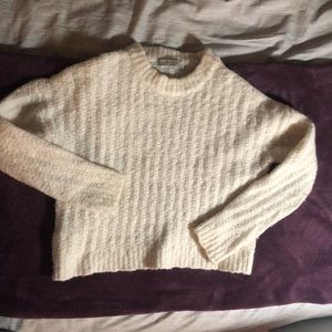 Allsaints Cropped Wool blend sweater small